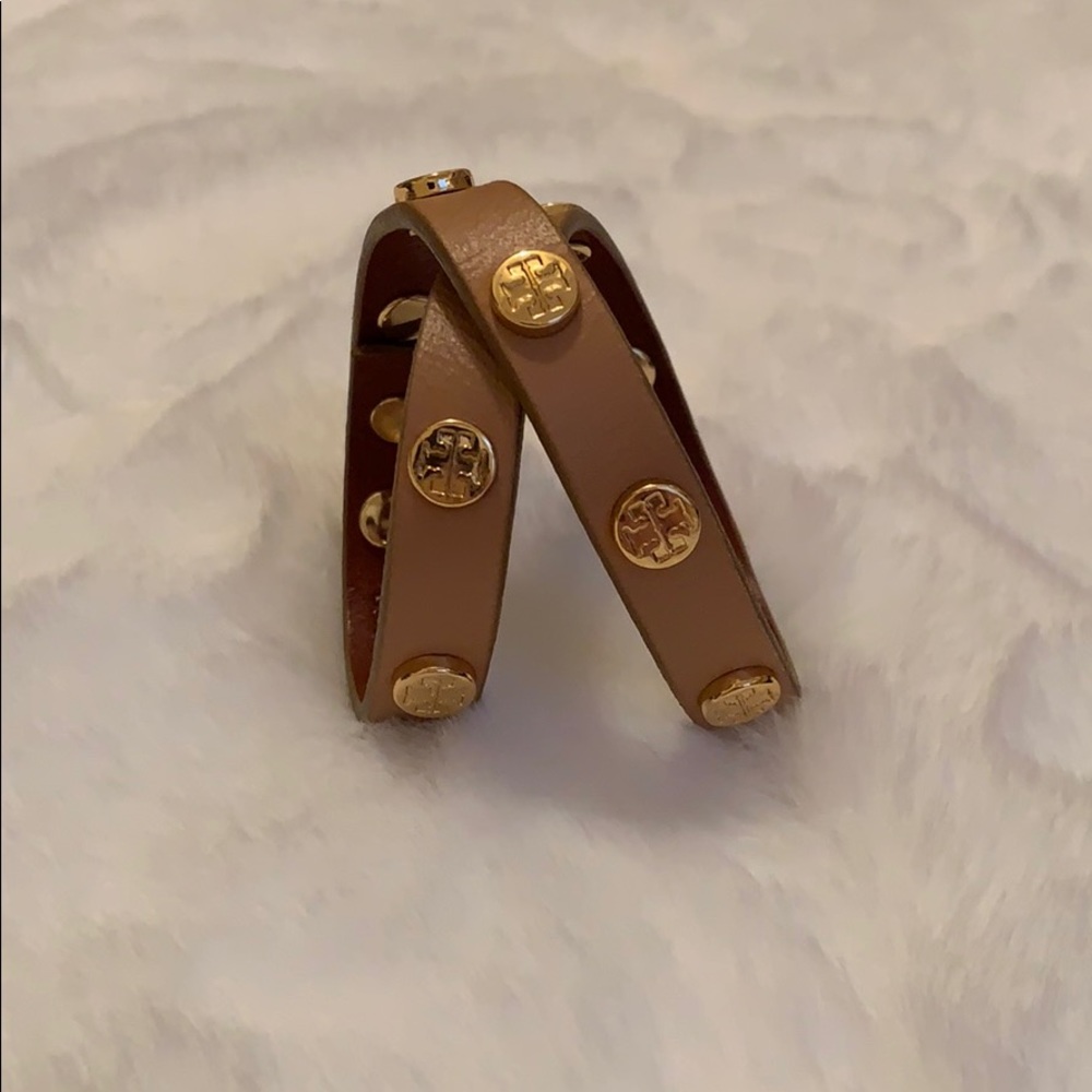 Tory Burch Leather Wrap Bracelet